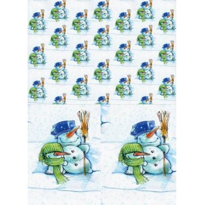 Transparentpapier 115g/ m² Schneemann | 1602218