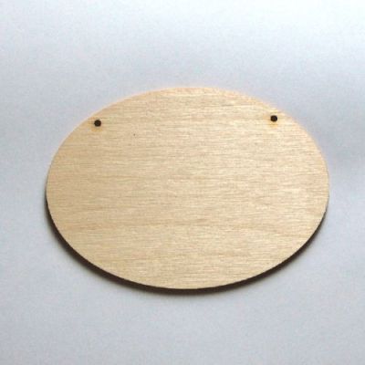 Türschild oval 250 mm, 5mm stark | ELH 8525