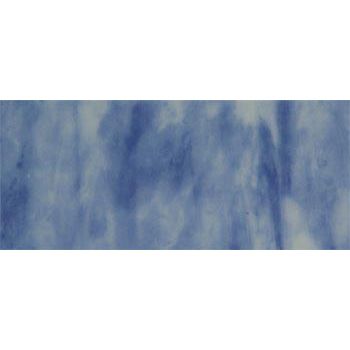 Verzierwachspl., 200x100x0.5 wolkenmuster blau | 350