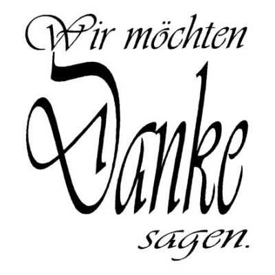 Wir möchten Danke sagen | 1813104