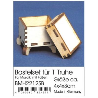 Wird bestellt - Bastelset Truhe 4x4x3 cm | BMH2212SB