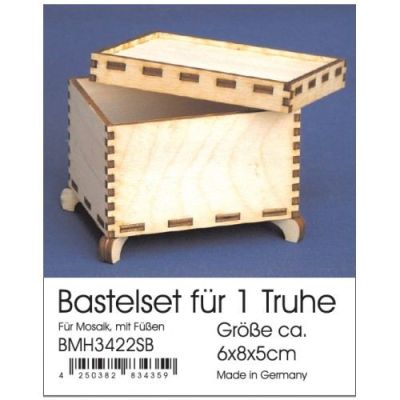 Wird bestellt - Bastelset Truhe 6x8x5 cm | BMH 3422SB