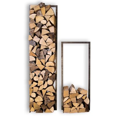 Eisengestell Woodtower für Holzscheite in - Quer (70cm x 1m) | 166012086