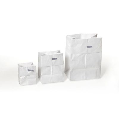 Größe L (h ca. 25 cm) - tYten - weiße Utensilos aus Tyvek | 601931010