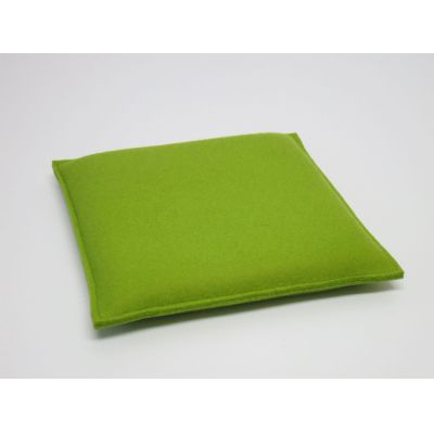 Kleine Sitzkissen aus Wollfilz in den Farben - Olive 54, pastellblau 31 | 27231337