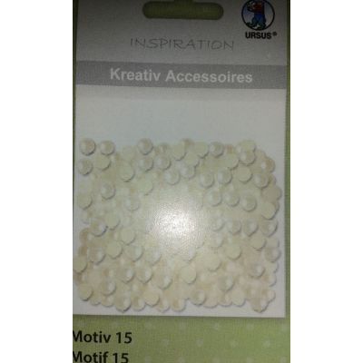 Rosa Motiv 18 - Halbperlen rund 5mm, 100 Stück | 564100..