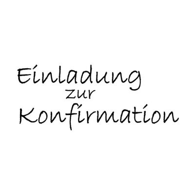 Stempel "Einladung zur Konfirmation" | 1800141 / EAN:4011643845428