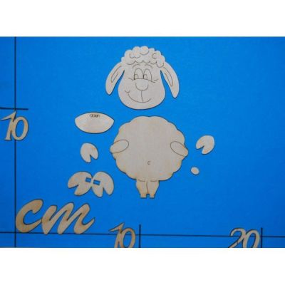 10 cm - Standfigur Schaf in 3 Größen | BEH7415 / EAN:4250382863298