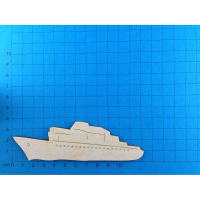 100mm - Kreuzfahrtschiff aus Holz 50mm - | AIH52.. / EAN:4250382879442