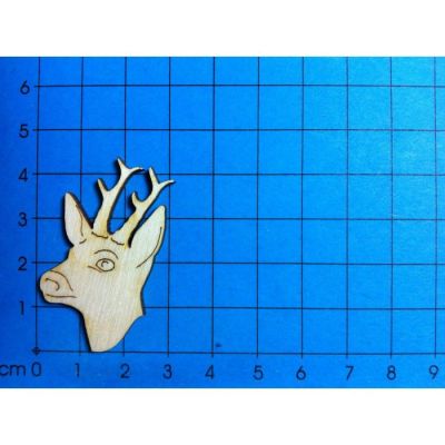 100mm - Rehbockkopf Höhe 40 mm - 100mm | HIH17.. / EAN:4250382854982