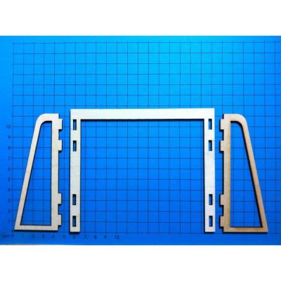 Fußballtor; Bausatz 140 mm | FWH6014 / EAN:4250382810681