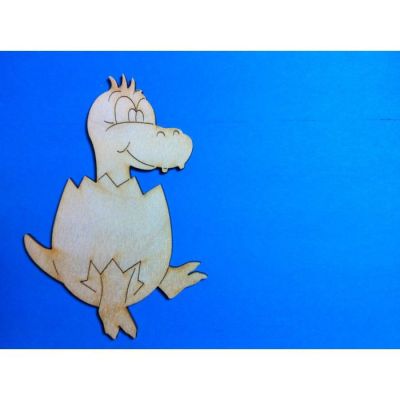 Holz BABY SAURUS 40mm - 200mm hoch | DSH43.. / EAN:4250382856078