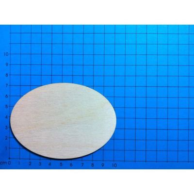 Schildertafel oval 100 mm ohne Loch | ELH8410 / EAN:4250382849735