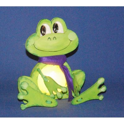 Schlenker Frosch 18 cm / 31 cm inkl. 7cm bzw. 12cm Acrylglas-Kugel mit Geldschlitz oder Loch | LFR83..