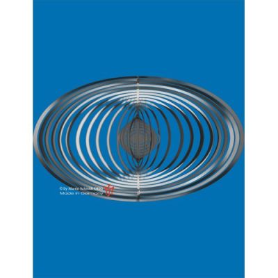 Spirale 12759 Edelstahl Oval 192 mm Hochglanz poliert Windspiel | 12759F