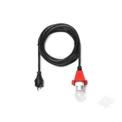 5m Kabel für A4 und A7 rot Original Herrnhuter Sterne mit ESL 8W | 61025