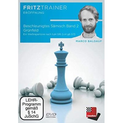 Beschleunigtes Sämisch Band 2 - Grünfeld: Ein Weißrepertoire nach 1.d4 Sf6 2.c4 g6 3.f3 von Marco Baldauf | 605779jak / EAN:9783866817845