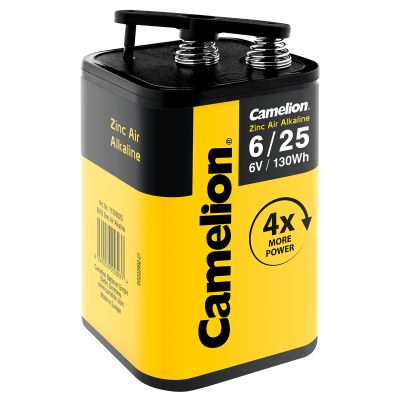 Blockbatterie Zink-Luft Batterie CAMELION, Alkaline, 6V, 4LR25, 25Ah | 1300546ett / EAN:4260030253937