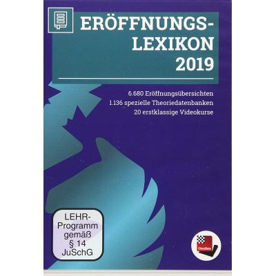 Chessbase Eröffnungslexikon 2019 | 566752jak / EAN:9783866817111