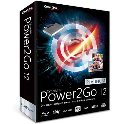 CyberLink Power2Go 12 Platinum | 544882jak / EAN:4718009200272