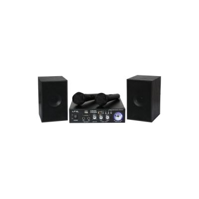 Karaoke-Set LTC "STAR2-MKII" USB/SD, Bluetooth, inkl. zwei Mikrofone und Boxen | 1800047ett / EAN:5420047126313