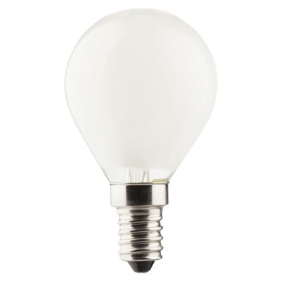 LED Filament Tropfenlampe, E14, 4W, 470lm, 2700K, warmweiß, matt, 3er Set | 1451883ett / EAN:4018412336293