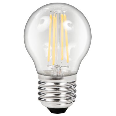 LED Filament Tropfenlampe McShine "Filed", E27, 4W, 490lm, warmweiß, klar | 1451511ett / EAN:4250967311114