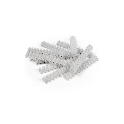 Lüsterklemme McPower, 12 Klemmen, 4,5mm², 5A, transparent, 10er-Pack | 1318071ett / EAN:4250967323995