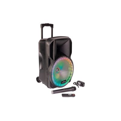 Mobile Beschallungsanlage PARTY "PARTY-12RGB" 700W, Bluetooth, LED-Beleuchtung | 1800105ett / EAN:5420047136732