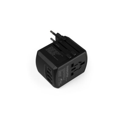 Reiseadapter McPower, für 150 Länder, 3x USB Typ A + 1x USB Typ C, max. 4,5A | 1300488ett / EAN:4250967330160