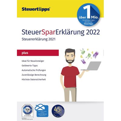 SteuerSparErklärung Plus 2022 (für Steuerjahr 2021) | 623661jak / EAN:9783965331617