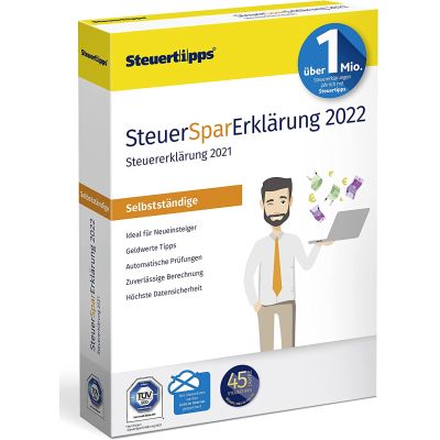 SteuerSparErklärung Selbstständige 2022 (für Steuerjahr 2021) | 623662jak / EAN:9783965331631