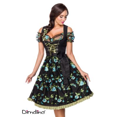 Dirndl inkl. Spitzenbluse,schwarz/grün Größe 2XL | 70047atixo4