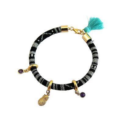 Gemshine - Damen - Armband - Vergoldet - AZTEC - Uhu - Eule - Amethyst - Violett | 11531249drops/gem