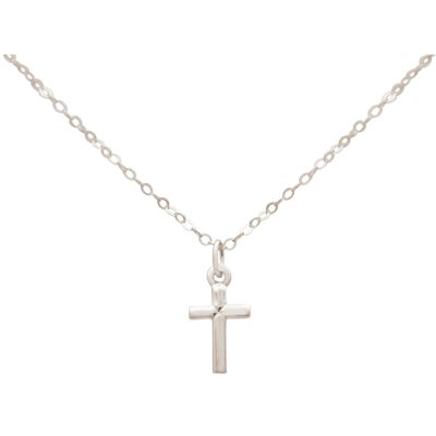 Gemshine - Unisex - Anhänger - 925 Sterling Silber - Kreuz - 45 cm | 11612504srops/gem