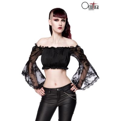 Gothic-Top,schwarz Größe XL | 90000atixo2