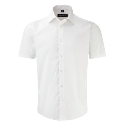 Körperbetontes Stretch-Hemd White 2XL | 11487511jak