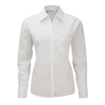 Popelin Bluse LA White XS (34) | 11487822drps