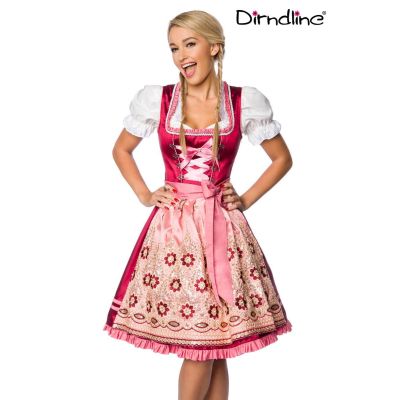 Premium Dirndl,rosa/rot Größe 2XL | 70016atixo2