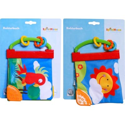 SpielMaus Baby Knisterbuch, 2-fach sortiert, 1 Stück | 11661377atixo / EAN:6740789511