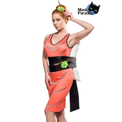 Sushi-Kostüm orange Größe L-XL | 80143atixo1