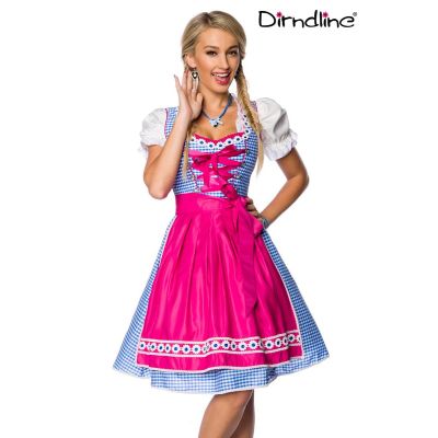 Traditionelles Karodirndl,pink/blau/weiß Größe 2XL | 70021atixo1