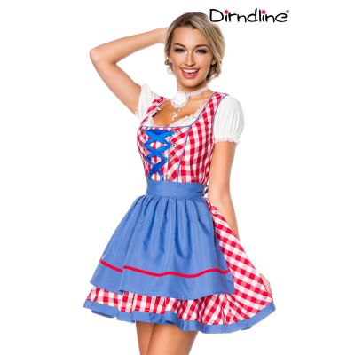 Traditionelles Minidirndl,rot/blau/weiß Größe 2XL | 70003atixo3