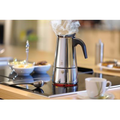 Gefu Espressokocher Emilio 2/4/6 Tassen Espressokanne Edelstahl Kaffeekocher | 14869