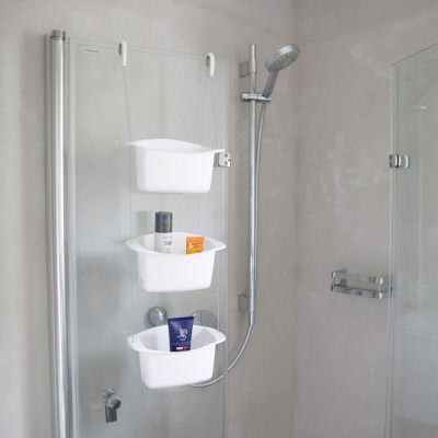 Shower Caddy Oasis weiß Duschablage Dusche Regal Ablage Ablagekorb Duschkorb Duschregal | 10476 / EAN:0028295539616