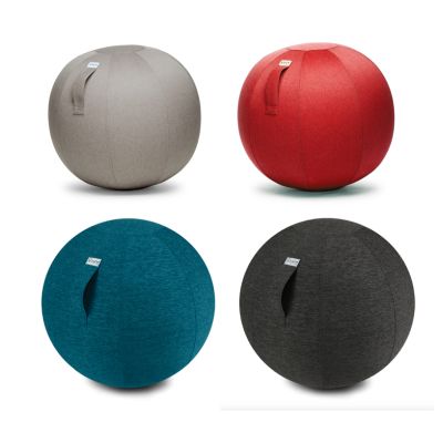 Sitzball Stoff verschiedene Farben Design Gymnastikball ergonomisches gesundes Sitzen Ball Drehstuhl | 9583